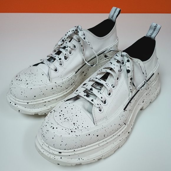 Alexander McQueen Lace Up Canvas Sack Sneakers - Picture 5 of 14